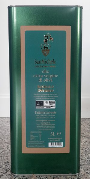 Olio Extra Vergine di Oliva Biologico Toscano  Stagna 5L